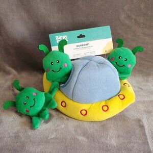 ZippyPaws Aliens Burrow Dog Toy Spaceship And Aliens Interactive Dog Toy New
